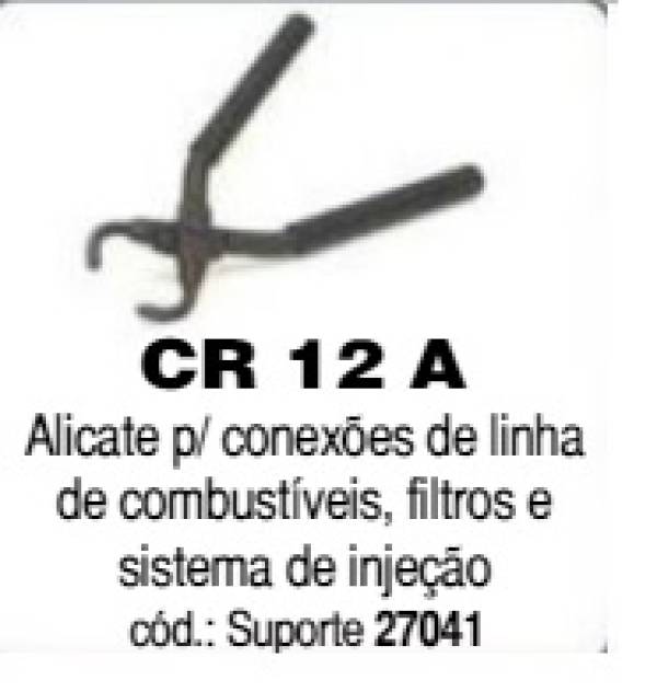 ALICATE PARA ABRAÇADEIRA BICO FINO CR-12A