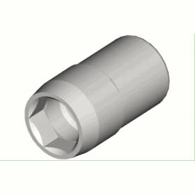 CHAVE TIPO SOQUETE LONGA SEXTAVADA DE 30MM X 3/4 POL. RAVEN 133181