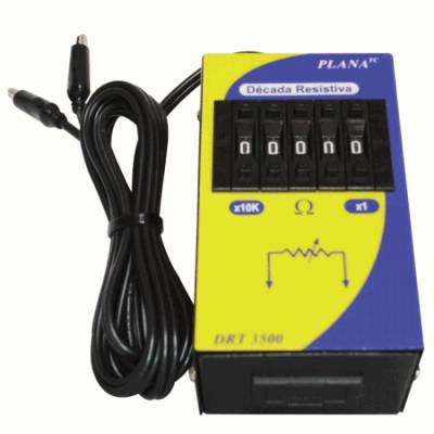 DECADA RESISTIVA POR TECLA COM SIMULADOR Drt3500 Planatc