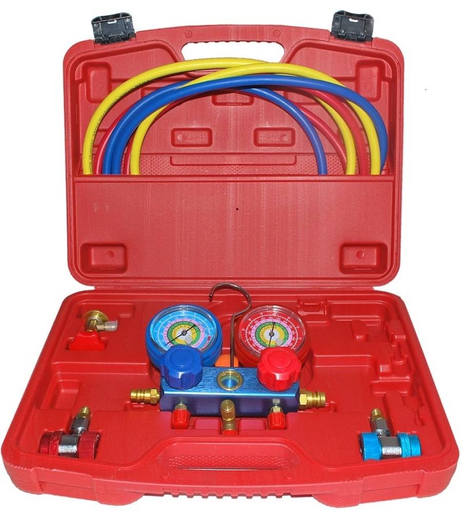 KIT MANIFOLD COMPLETO COM 3 MANGUEIRAS  - DM FERRAMENTAS-DM 030